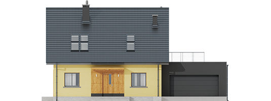 Marcin II G2 - Projekt domu Marcin II G2 - elewacja frontowa