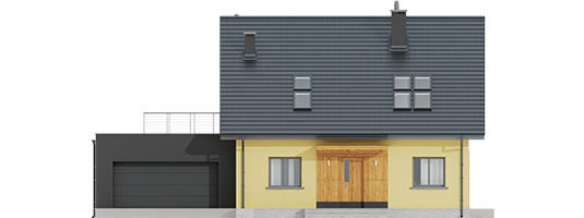 Marcin II G2 - Projekt domu Marcin II G2 - elewacja frontowa