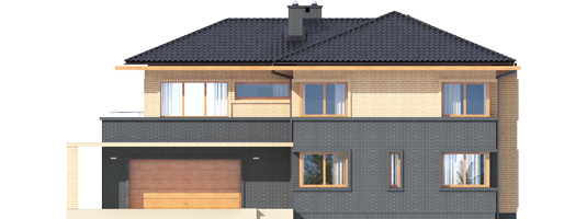 Lorenzo G2 - Projekt domu Lorenzo G2 - elewacja frontowa