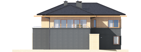 Lorenzo G2 - Projekt domu Lorenzo G2 - elewacja lewa