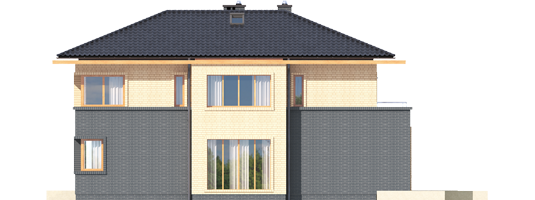 Lorenzo G2 - Projekt domu Lorenzo G2 - elewacja prawa