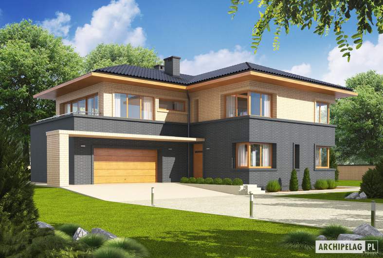 Projekt domu Lorenzo G2 - wizualizacja frontowa