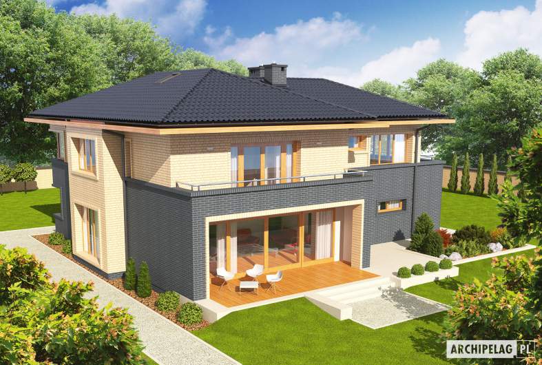 Projekt domu Lorenzo G2 - widok z góry