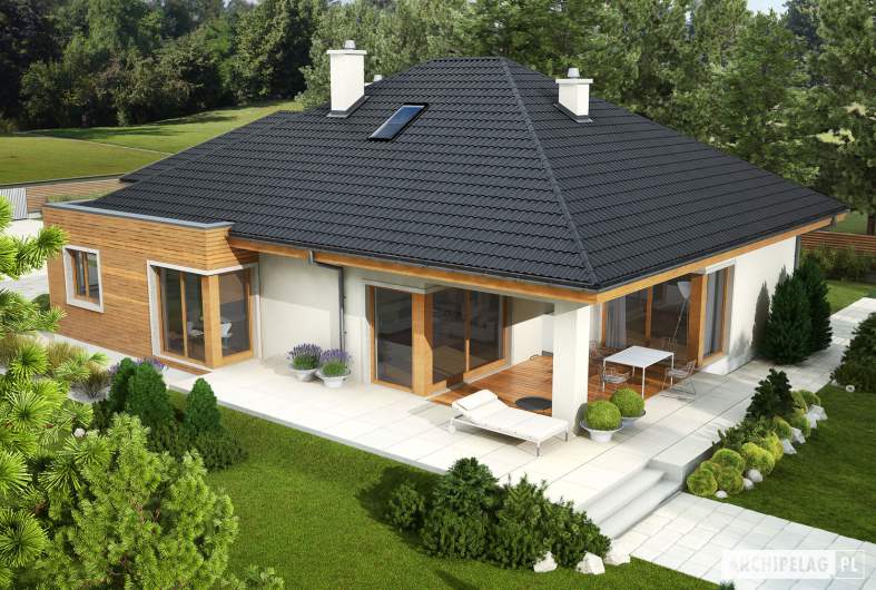 Projekt domu Margaret III G2 - Projekty domów ARCHIPELAG - Margaret III G2 - widok z góry