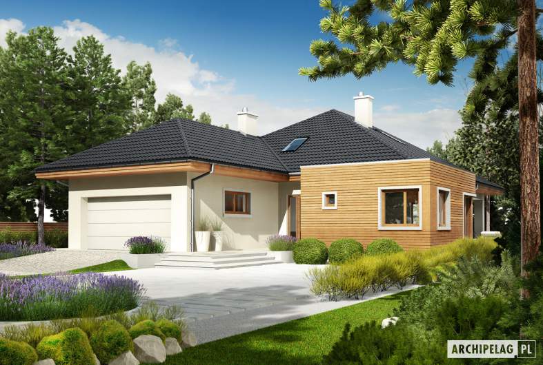 Projekt domu Margaret III G2 - Projekty domów ARCHIPELAG - Margaret III G2 - wizualizacja frontowa