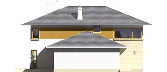 Diego G2 - Projekt domu Diego G2 Leca® DOM - elewacja prawa