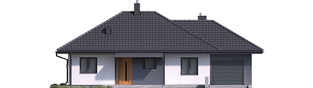 Projekt domu Mini 1 G1 - elewacja frontowa