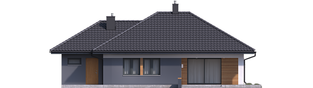Projekt domu Mini 1 G1 - elewacja tylna
