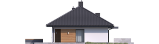 Projekt domu Mini 1 G1 - elewacja lewa