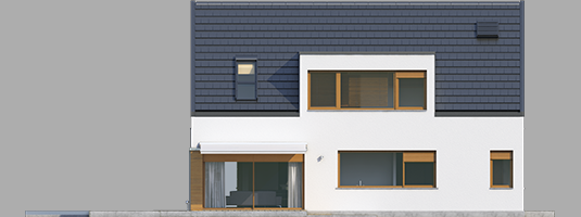 Neo G1 ENERGO - Projekt domu Neo G1 ENERGO - elewacja lewa