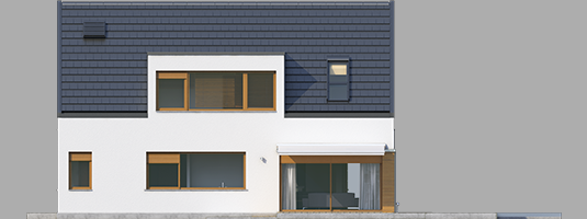 Neo G1 ENERGO - Projekt domu Neo G1 ENERGO - elewacja lewa
