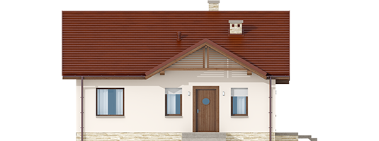Elmo IV ENERGO - Projekty domów ARCHIPELAG - Elmo IV ENERGO - elewacja frontowa