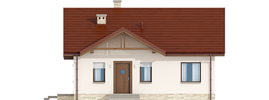 Elmo IV ENERGO - Projekty domów ARCHIPELAG - Elmo IV ENERGO - elewacja frontowa