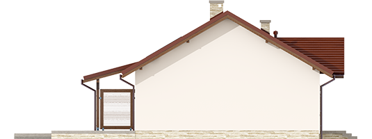 Elmo IV ENERGO - Projekty domów ARCHIPELAG - Elmo IV ENERGO - elewacja lewa