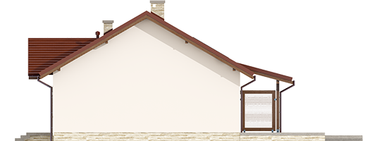 Elmo IV ENERGO - Projekty domów ARCHIPELAG - Elmo IV ENERGO - elewacja lewa