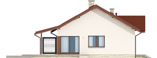 Elmo IV ENERGO - Projekty domów ARCHIPELAG - Elmo IV ENERGO - elewacja prawa