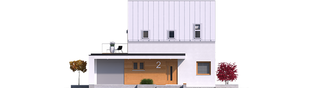 Projekt domu Mini 2 G1 PLUS - elewacja frontowa
