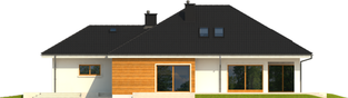 Projekt domu Liv 3 G2 MULTI-COMFORT - elewacja prawa