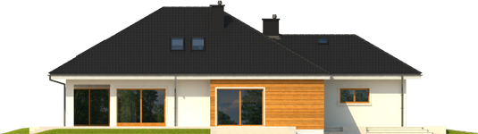 Liv 3 G2 - Projekt domu Liv 3 G2 MULTI-COMFORT - elewacja prawa