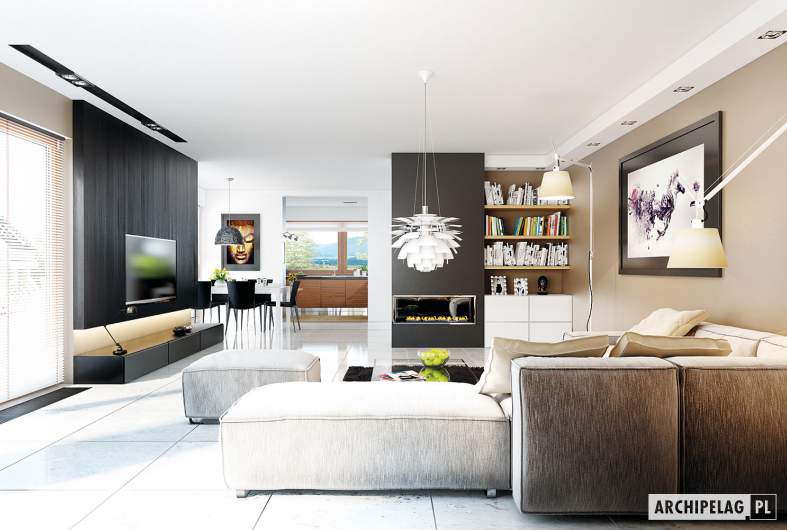 Projekt domu Liv 3 G2 MULTI-COMFORT - Pokój dzienny