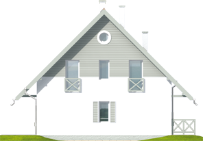 Rafaela - Projekt domu Rafaela - elewacja prawa