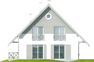 Rafaela - Projekt domu Rafaela - elewacja lewa