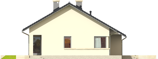 Tori III G1 - Projekt domu Tori III G1 - elewacja prawa