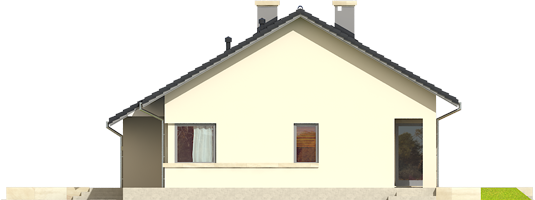 Tori III G1 - Projekt domu Tori III G1 - elewacja prawa