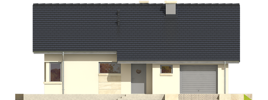 Tori III G1 - Projekt domu Tori III G1 - elewacja frontowa