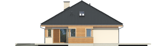 Andrea II G1 - Projekty domów ARCHIPELAG - Andrea II G1 - elewacja lewa