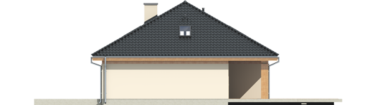 Andrea II G1 - Projekty domów ARCHIPELAG - Andrea II G1 - elewacja prawa