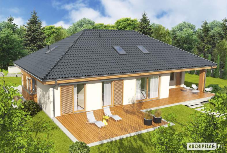 Projekt domu Andrea II G1 - Projekty domów ARCHIPELAG - Andrea II G1 - widok z góry