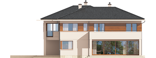 Nati G2 - Projekt domu Nati G2 - elewacja prawa