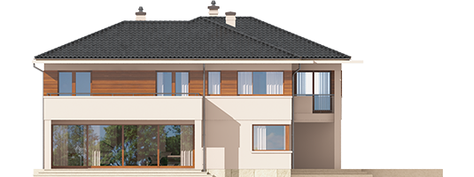 Nati G2 - Projekt domu Nati G2 - elewacja prawa