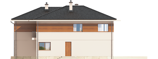 Nati G2 - Projekt domu Nati G2 - elewacja lewa