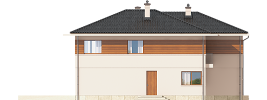 Nati G2 - Projekt domu Nati G2 - elewacja lewa