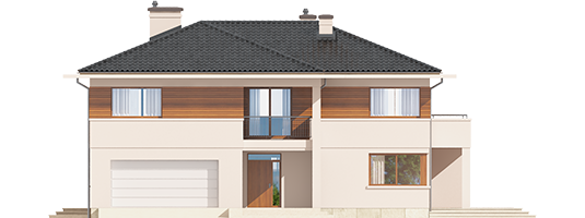 Nati G2 - Projekt domu Nati G2 - elewacja frontowa