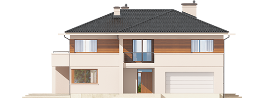 Nati G2 - Projekt domu Nati G2 - elewacja frontowa
