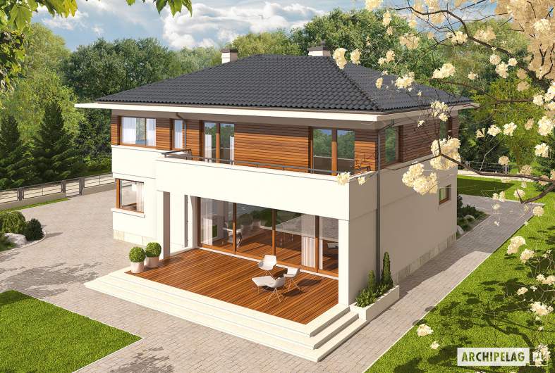 Projekt domu Nati G2 - widok z góry