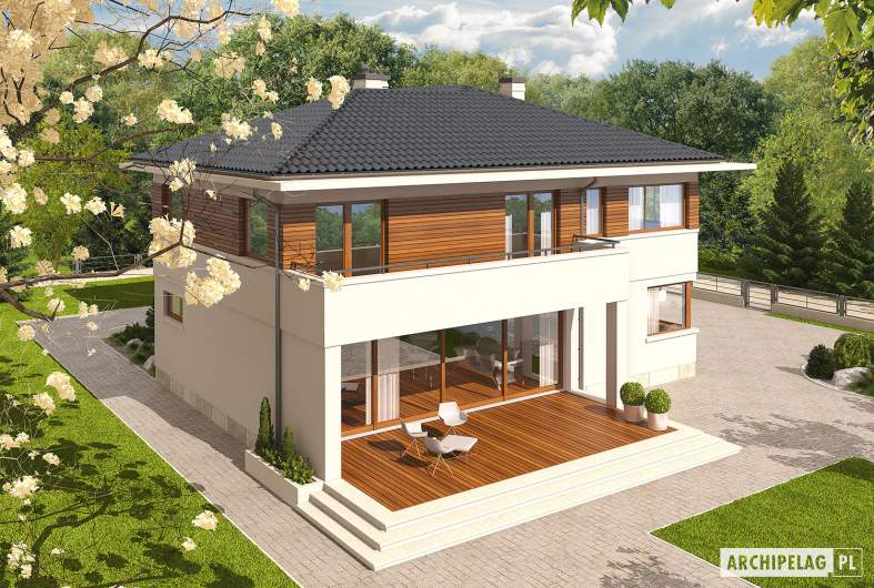 Projekt domu Nati G2 - widok z góry