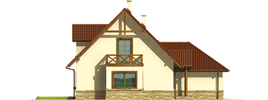 Sandy G2 - Projekt domu Saskia G2 - elewacja prawa