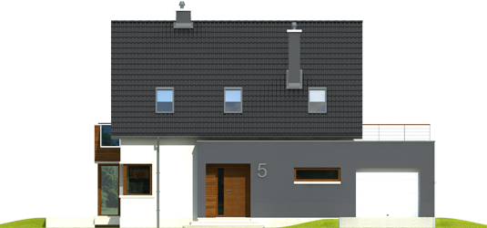 Mati G1 - Projekt domu Mati G1 - elewacja frontowa