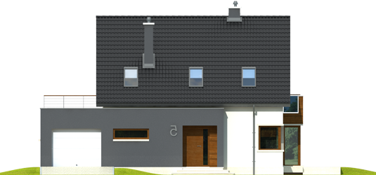 Mati G1 - Projekt domu Mati G1 - elewacja frontowa