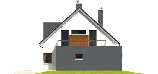 Mati G1 - Projekt domu Mati G1 - elewacja prawa