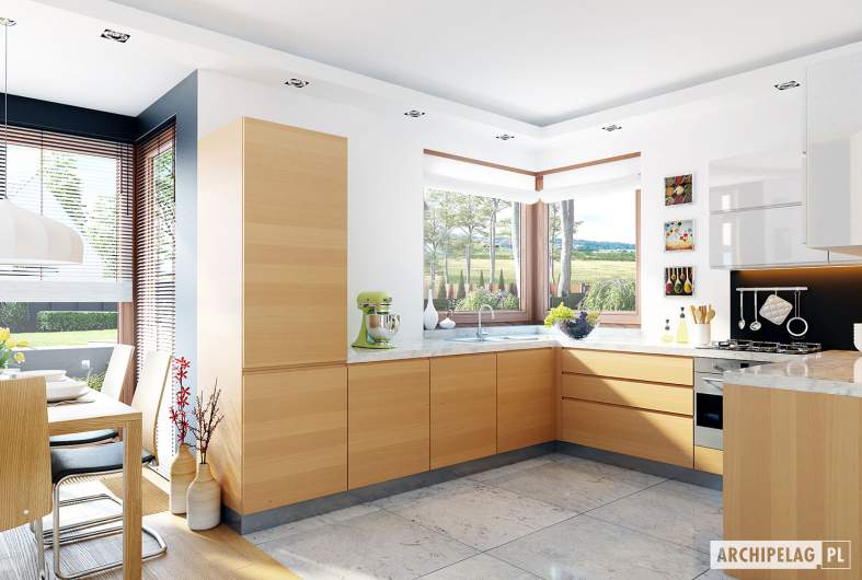 Projekt domu Mati G1 - wizualizacja kuchni