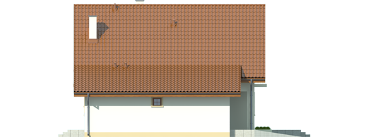 Remi G1 - Projekt domu Remek G1 - elewacja lewa