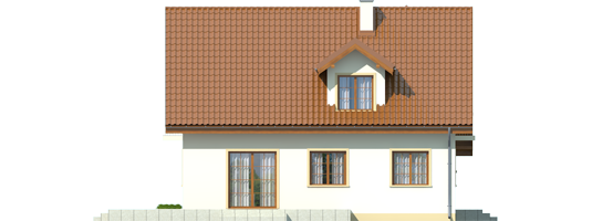 Remi G1 - Projekt domu Remek G1 - elewacja prawa