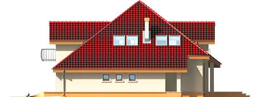 Antonella G1 - Projekt domu Antonella G1 - elewacja lewa