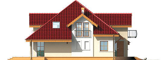 Antonella G1 - Projekt domu Antonella G1 - elewacja prawa