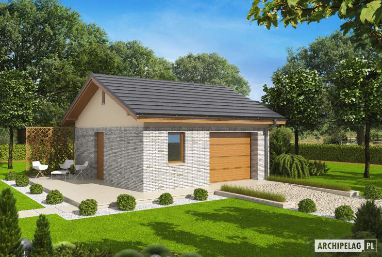 Projekt domu Garaż G22 -